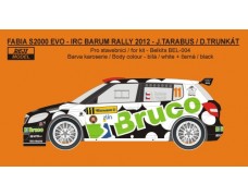 Decal – Fabia S2000 EVO - Barum Rally 2012 - Tarabus